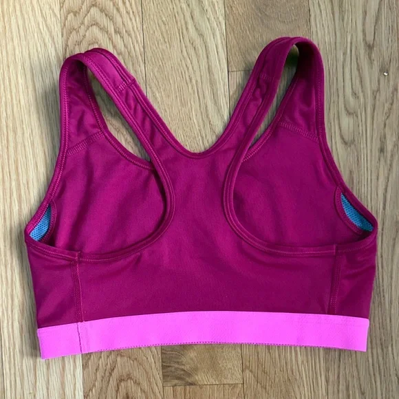 Nike Sports Bra Trio - Burgundy, White and Lavender - Picture 7 of 10